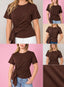 Chocolate Ring Detail Tee