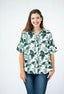 Forest Green Floral Shirt