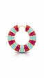 Regal Gold Statement Hoop Earrings