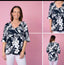 Floral Navy Top