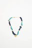 Adorne Sun Charm Stone Chip Pearl Necklace