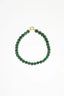 Adorne Stone Ball Bead Green Necklace
