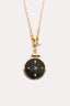 Compass Pendant Drop Necklace