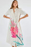 Itami Fleur Ruched Midi Dress