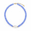 Aelia Periwinkle Beaded and Freshwater Pearl Necklace
