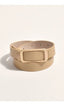 Adorne Camel Matte Buckle Thin Jeans Belt