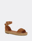 Brie Tan Leather Sandals