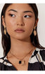 Charm and Jewel Necklace Clear or Black