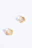 Faux Pearl Mini Hoops