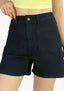 Stretch Denim Shorts Brown or Black