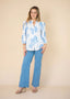 Cornflower Embroidered Shirt