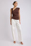 Lorena Asymmetrical Jersey Top Asst Colours