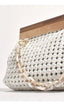 Emilie Knotted Weave Resin Links Clutch