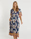 LulaLife Imogen Midi Navy