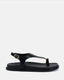 Rhoda Black Flat Sandals