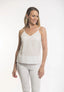 Orientique White Cotton Cami Slip