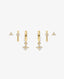 Celin Gold Stacker Earring Set