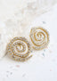 L&S Basic Swirl Gold Plated Earrings