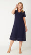 The Tee Dress Navy/White