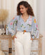 Delilah Blue Blouse