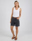 Foxwood Millie Washed Black Shorts