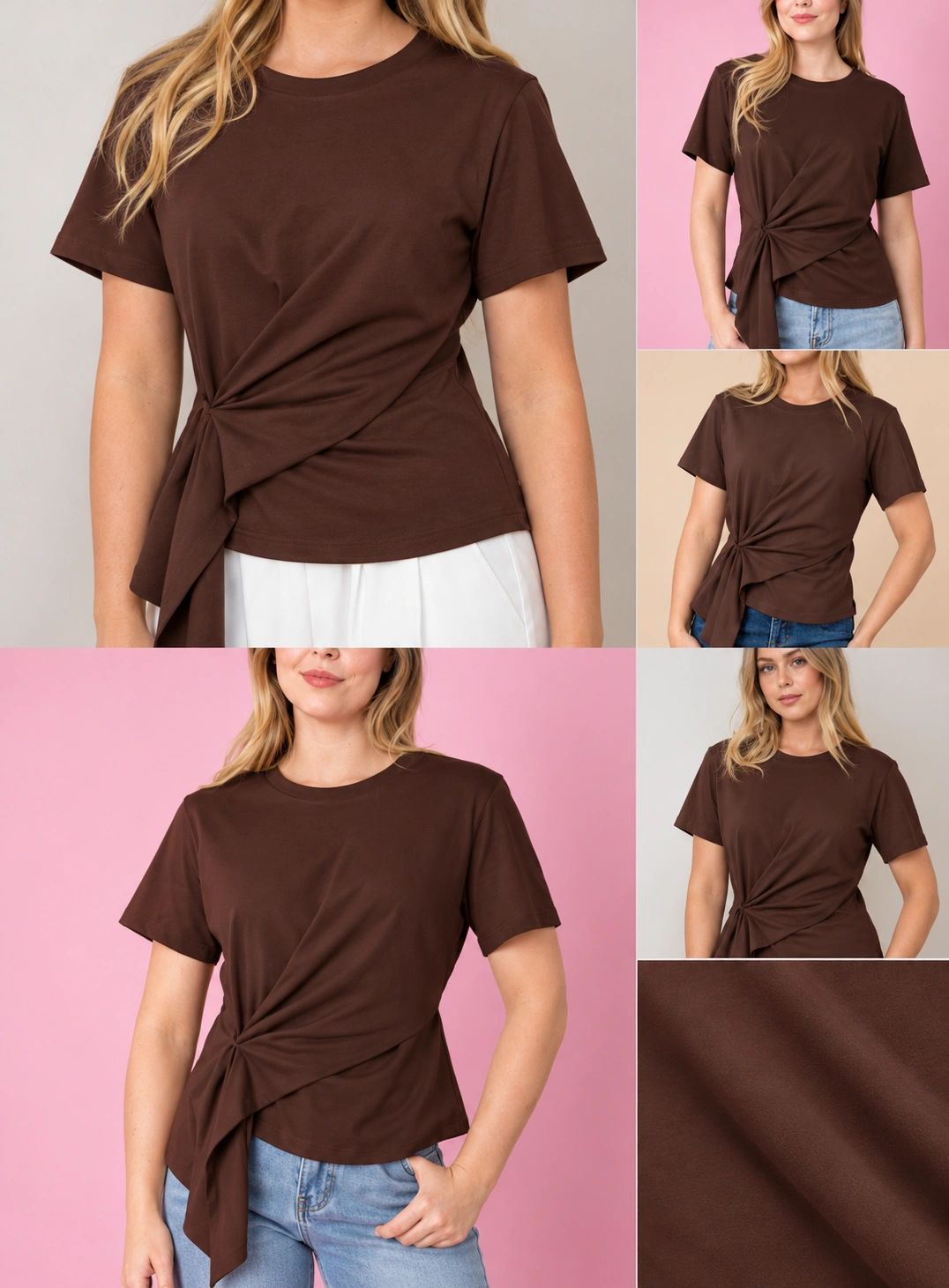 Chocolate Ring Detail Tee Main image