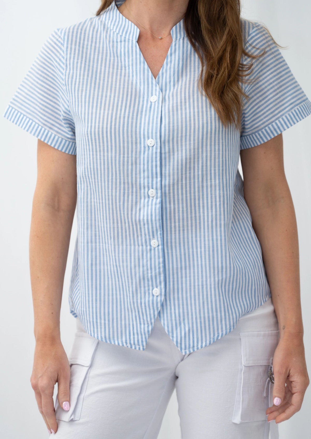 Stripe Blouse Asst Colours Main image