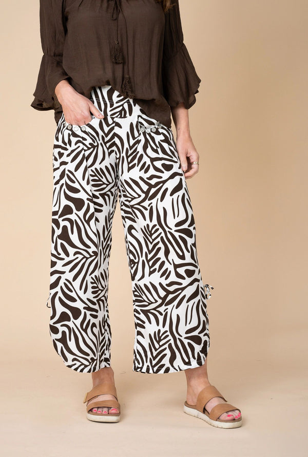 Chocolate Abstract Pants