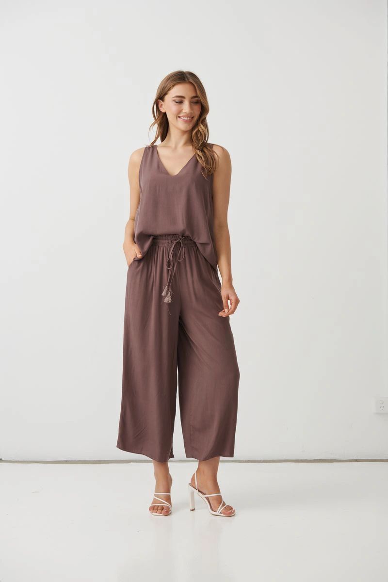 Chocolate Wide Leg Pants