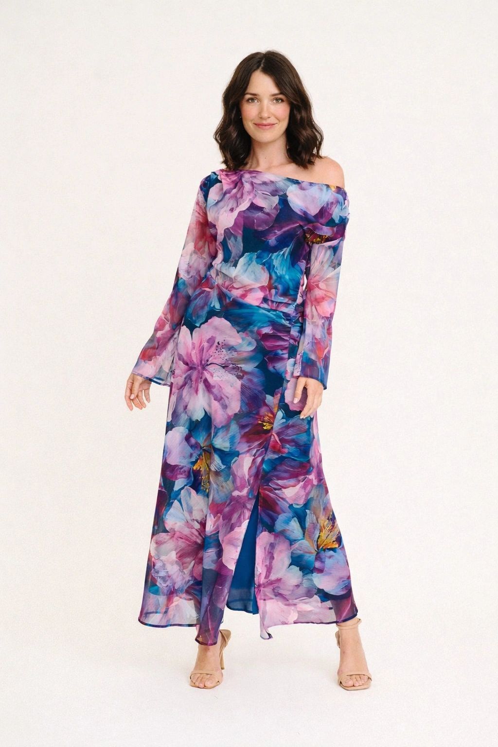 Peony Petal Maxi Dress