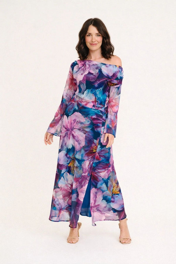 Peony Petal Maxi Dress