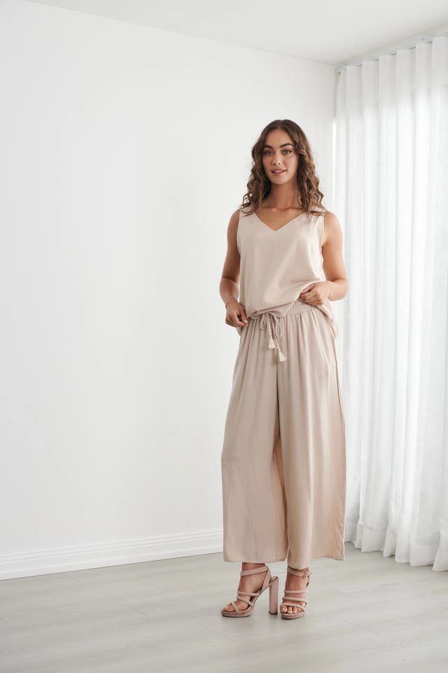 Caju Wide Leg Pants Asst Colours