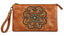 3 in 1 Leather Mandela Clutch Tan