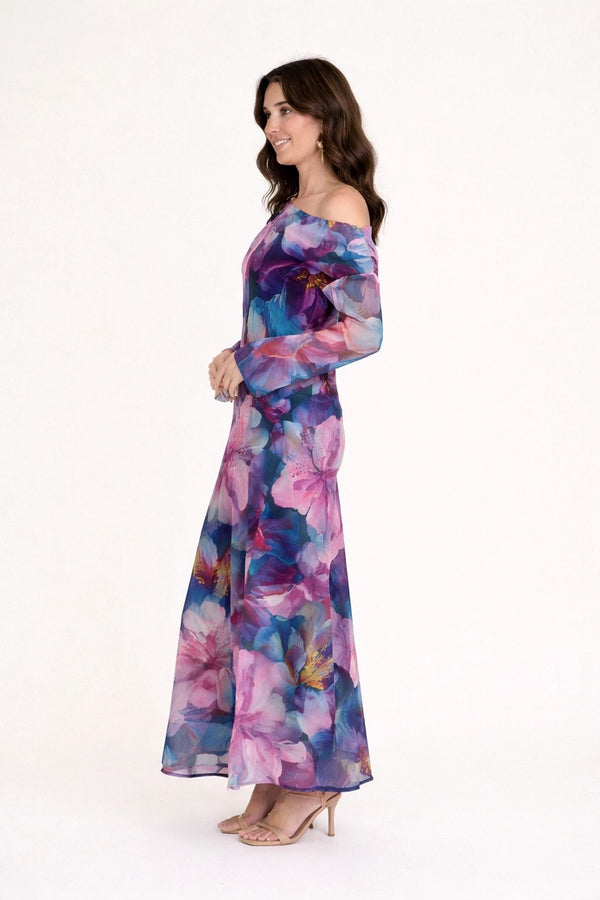 Peony Petal Maxi Dress