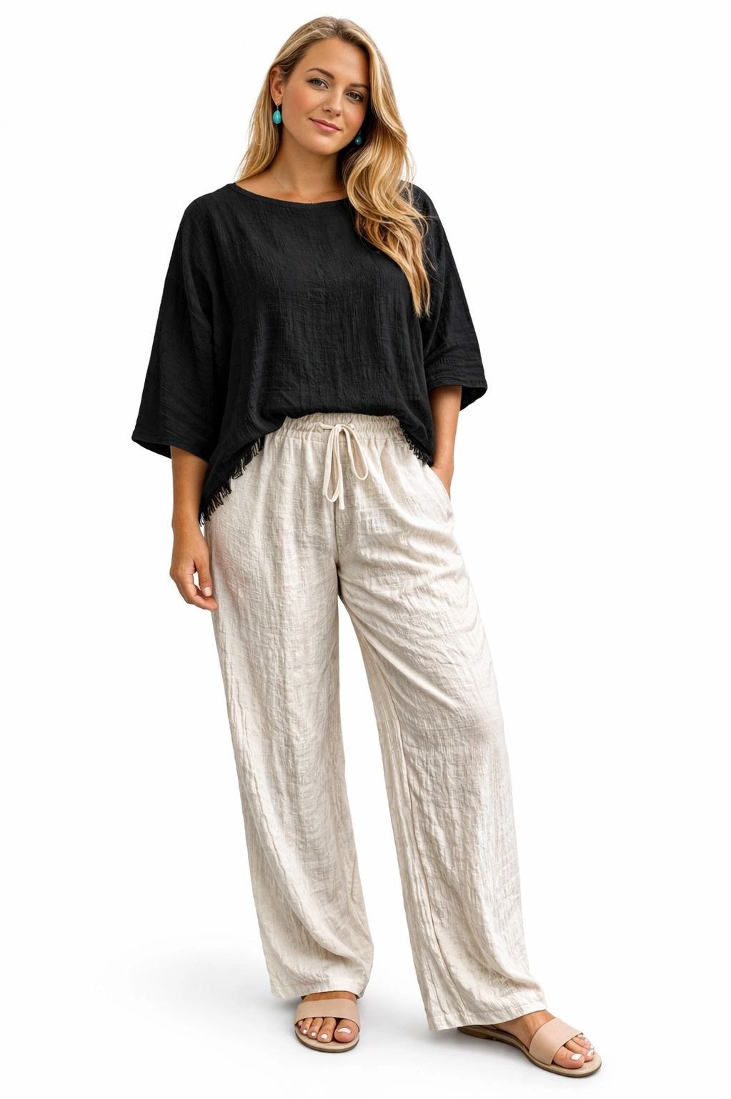 100% Cotton Slub Top Asst Colours Secondary image
