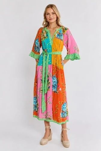 LulaLife Francine Midi Dress