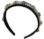 Brooke Embellished Black Headband