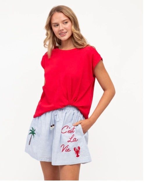 Marine Striped Shorts