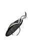 Yael Fascinator Black and White