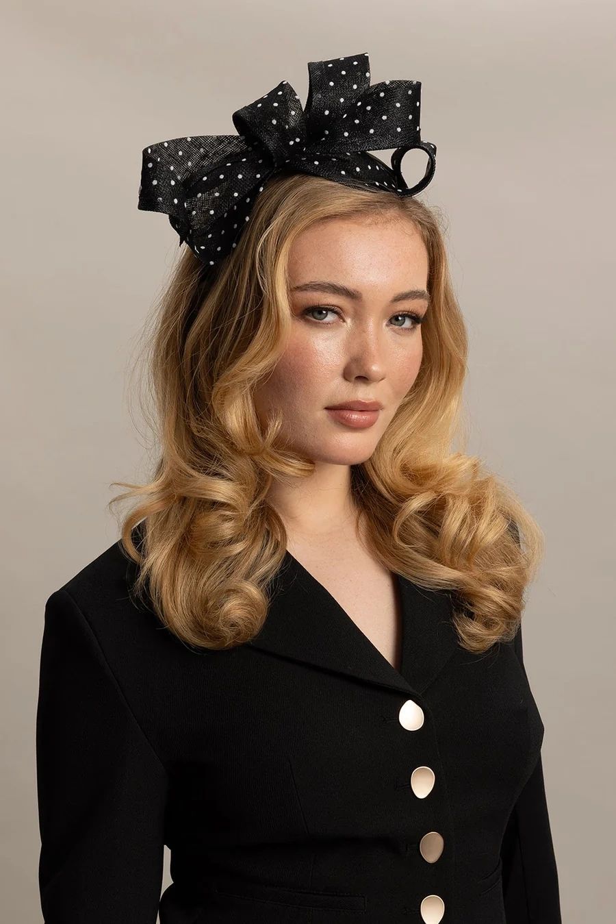 Sadie Fascinator Black
