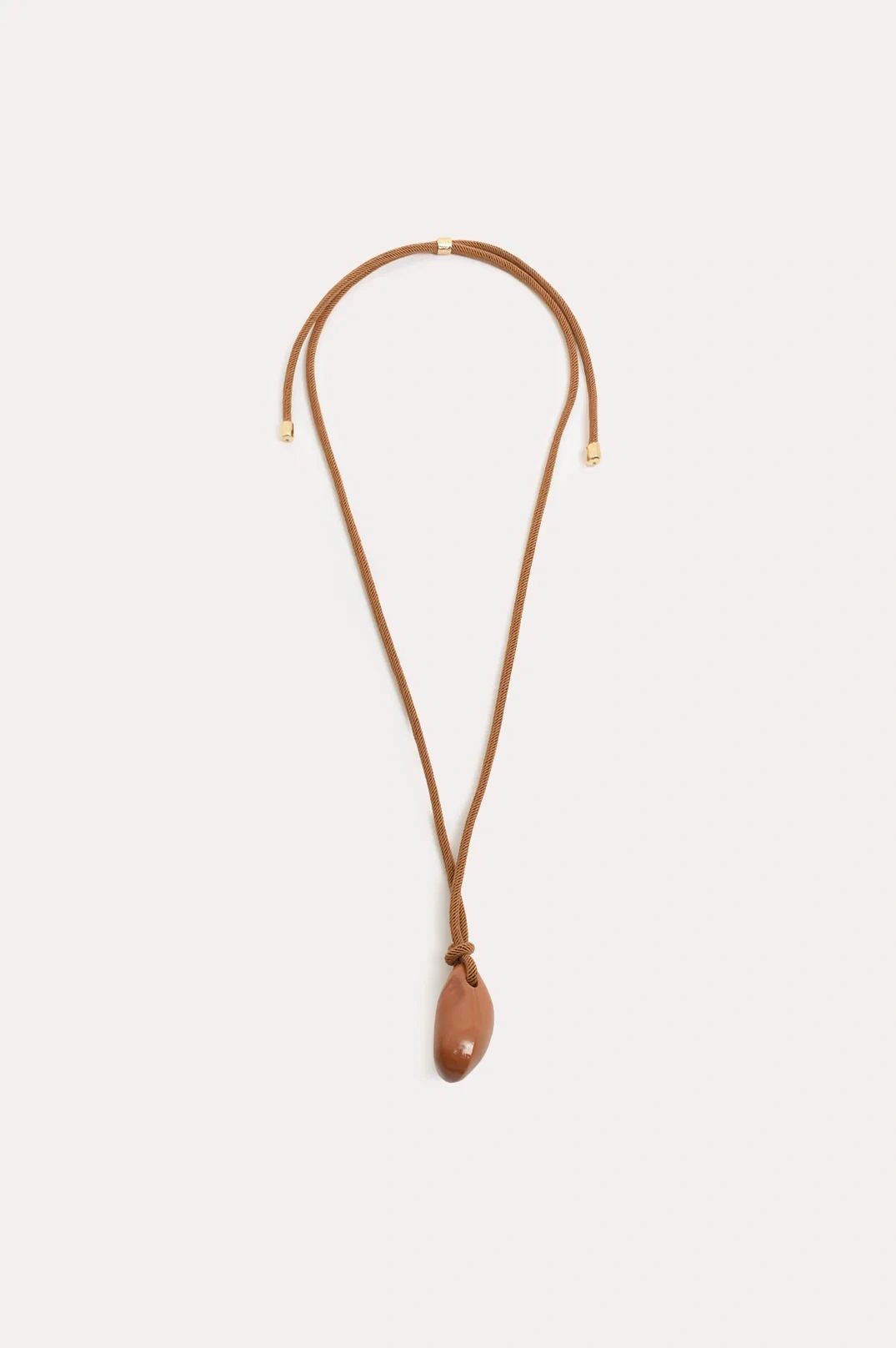 Adorne Resin Drop Cord Pendant Necklace Main image