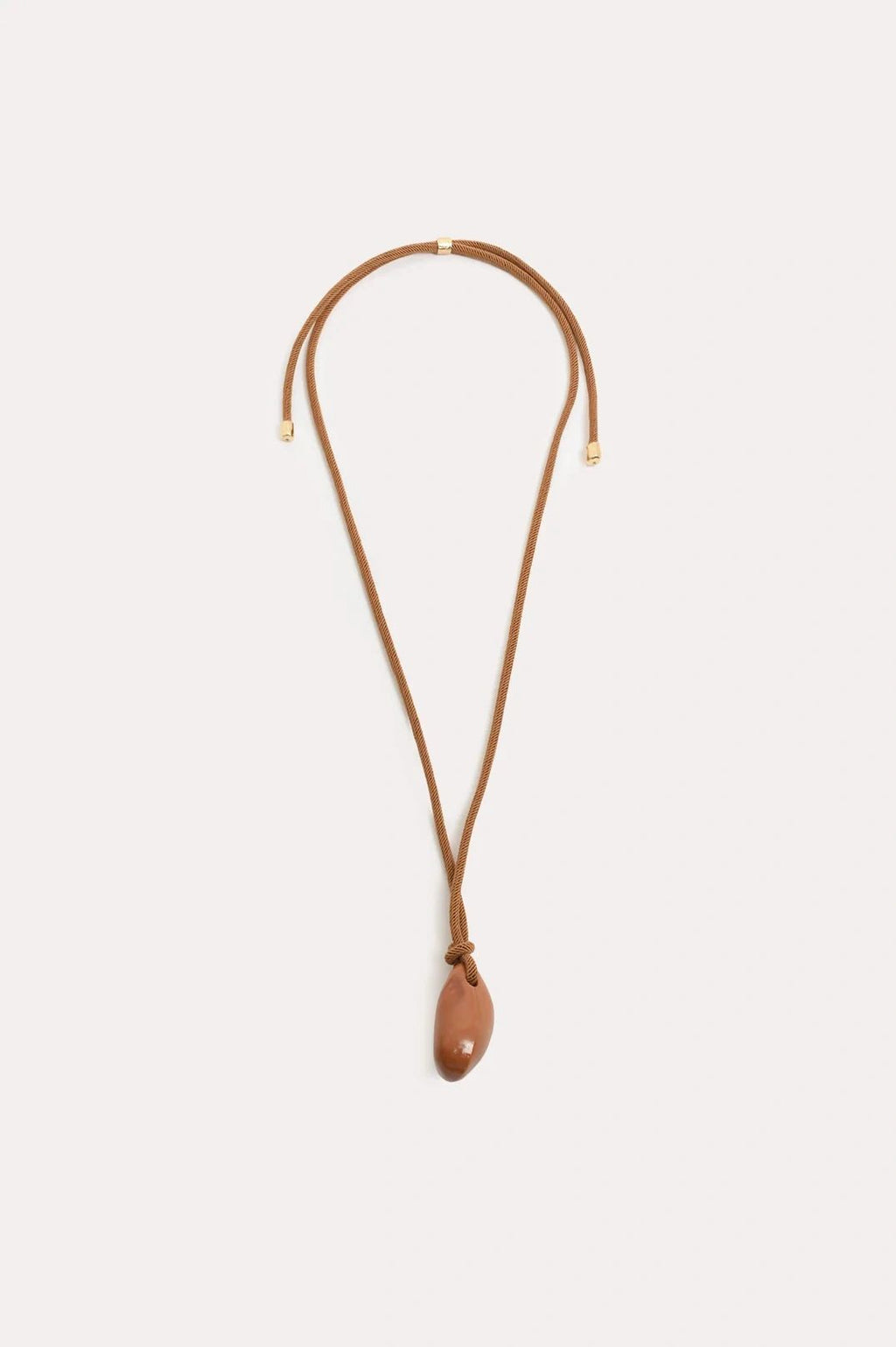 Adorne Resin Drop Cord Pendant Necklace