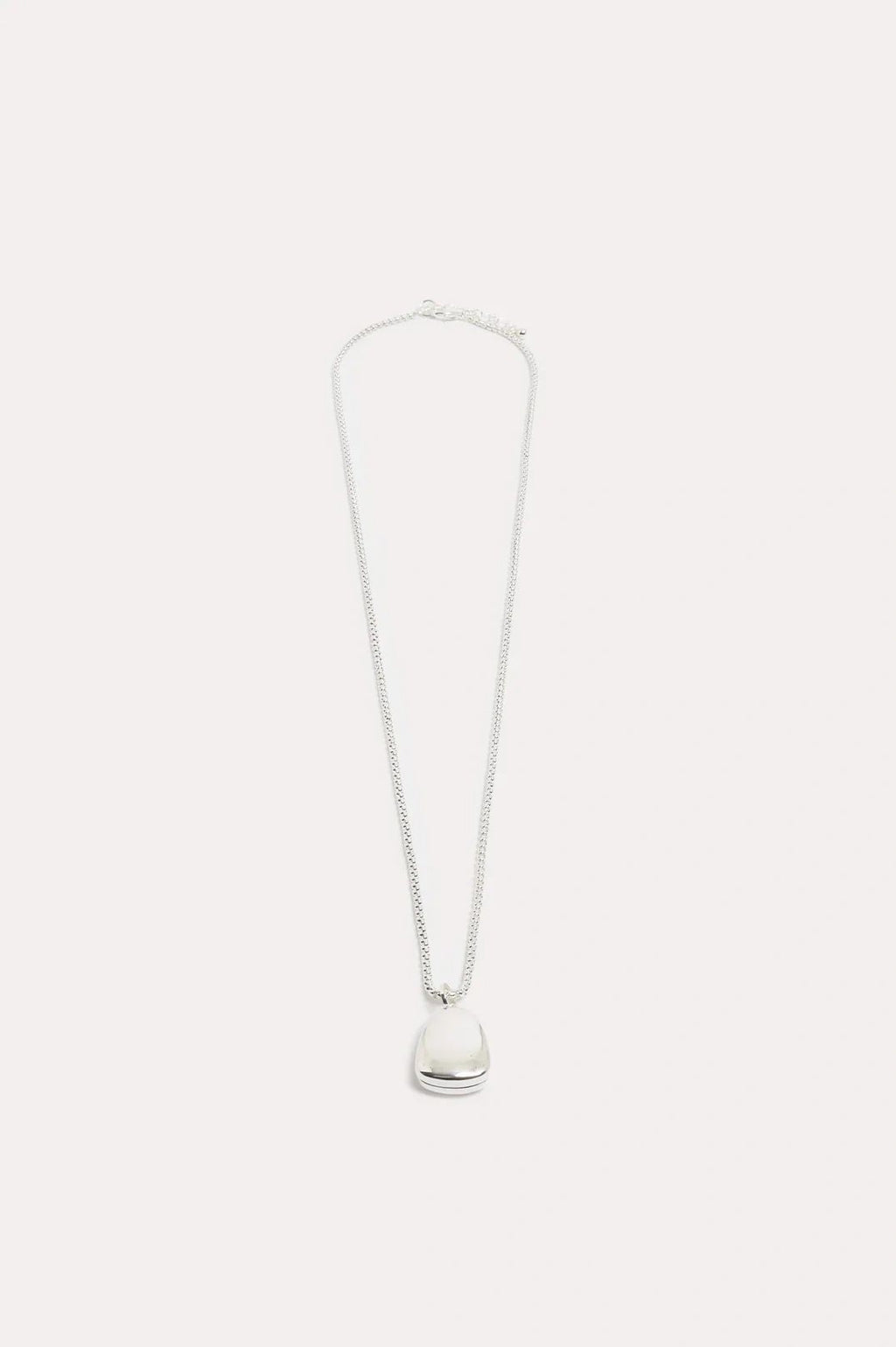 Adorne Metal Pendant Drop Long Necklace