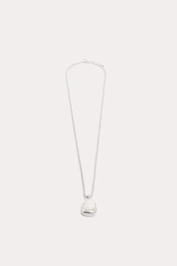 Adorne Metal Pendant Drop Long Necklace