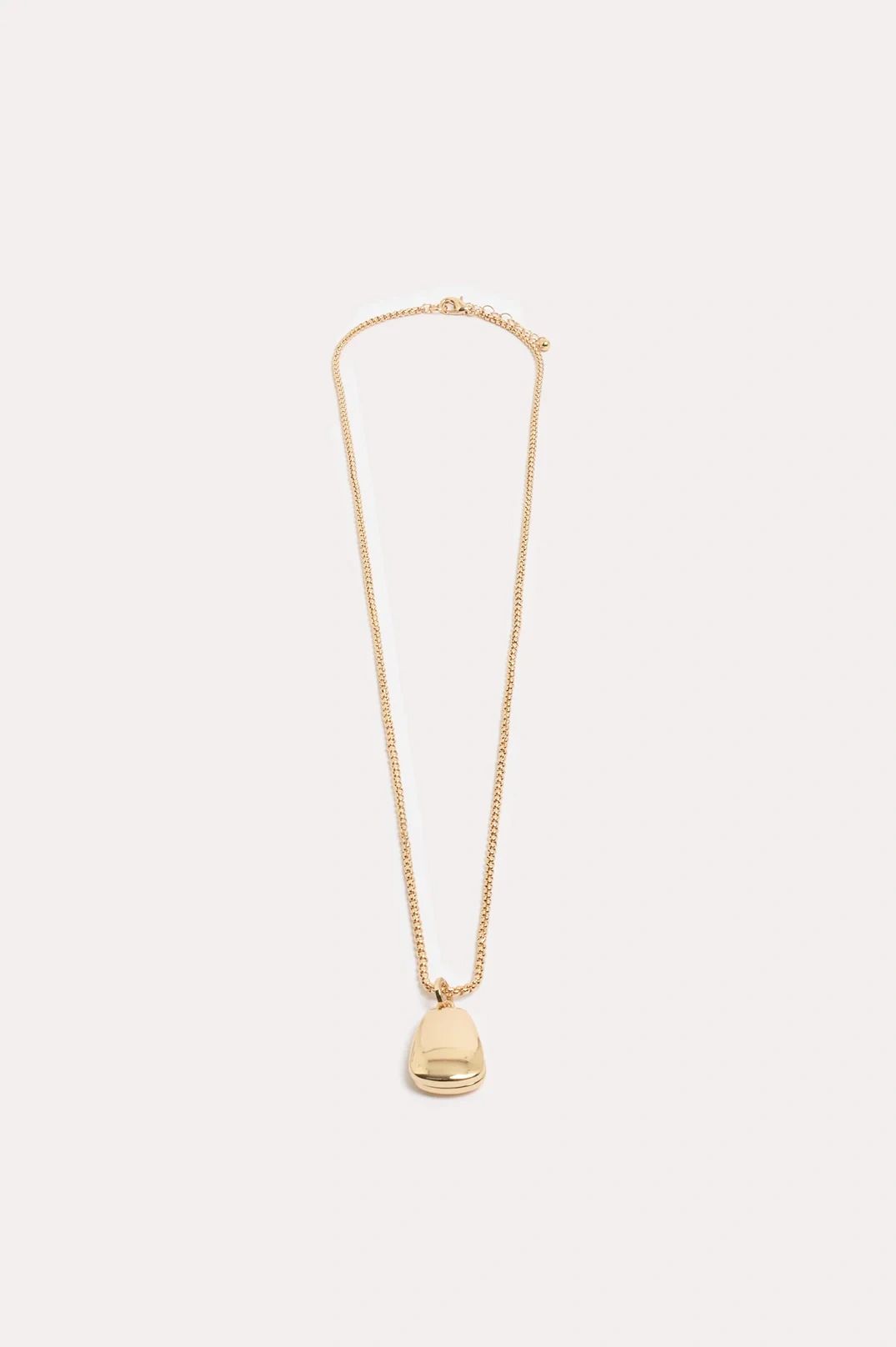 Adorne Metal Pendant Drop Long Necklace