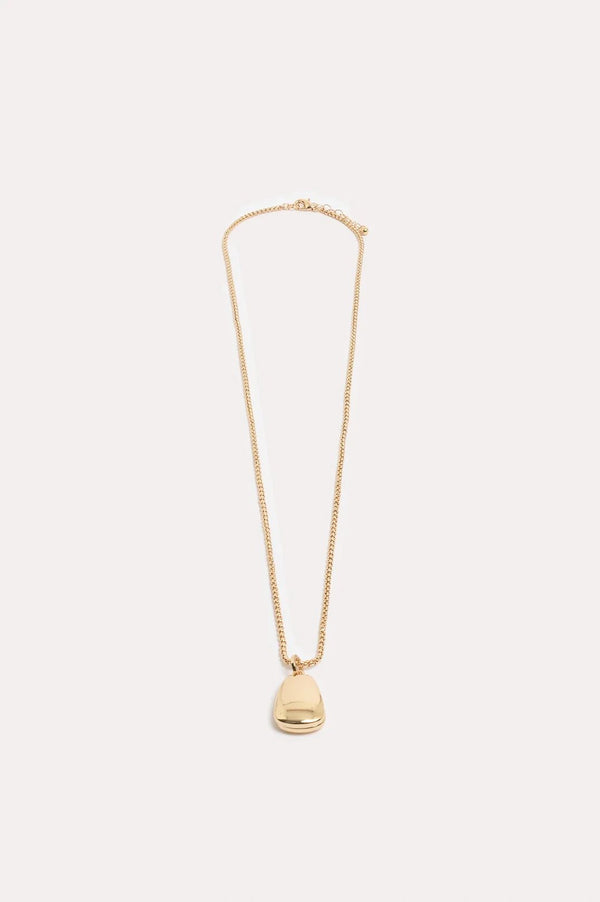 Adorne Metal Pendant Drop Long Necklace