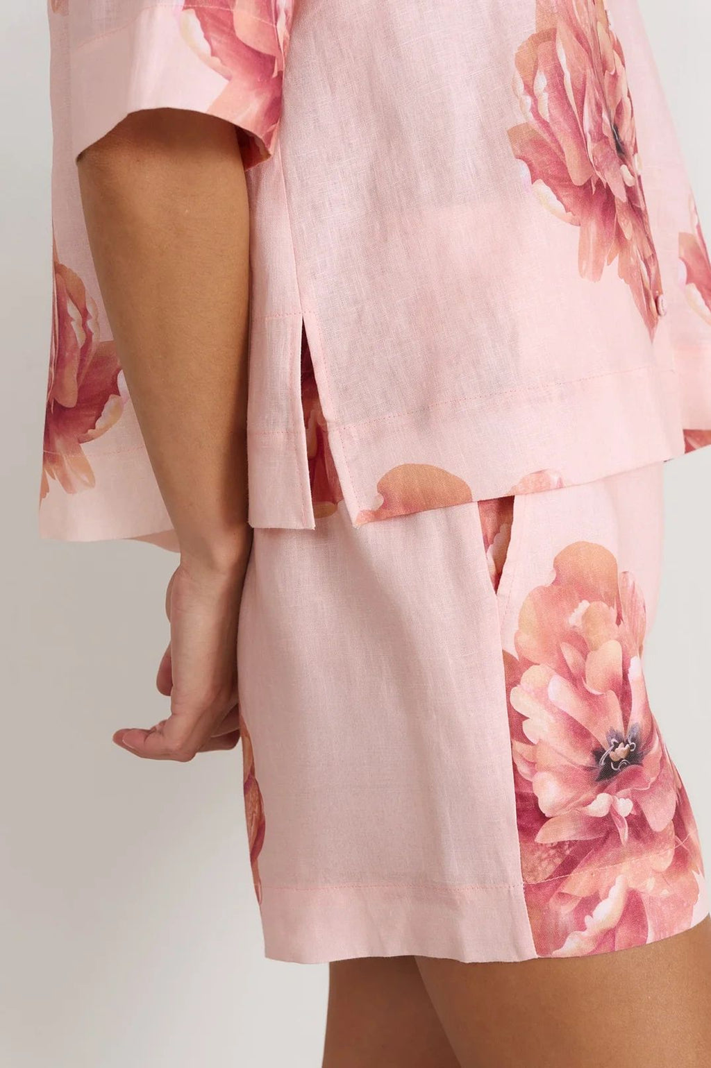 Adorne Trinity Linen Piccadilly Shorts