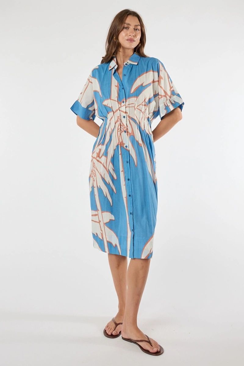 LulaLife Colette Button Dress