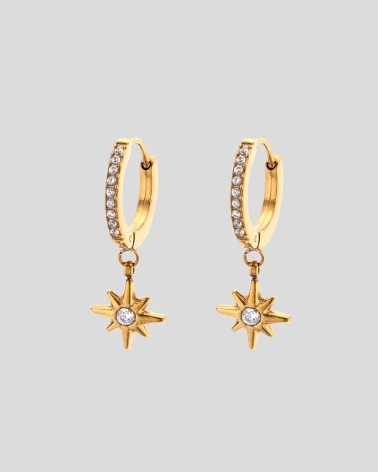 Milla Hart Aya Drop Earrings Gold