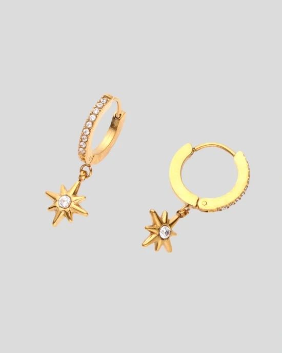 Milla Hart Aya Drop Earrings Gold